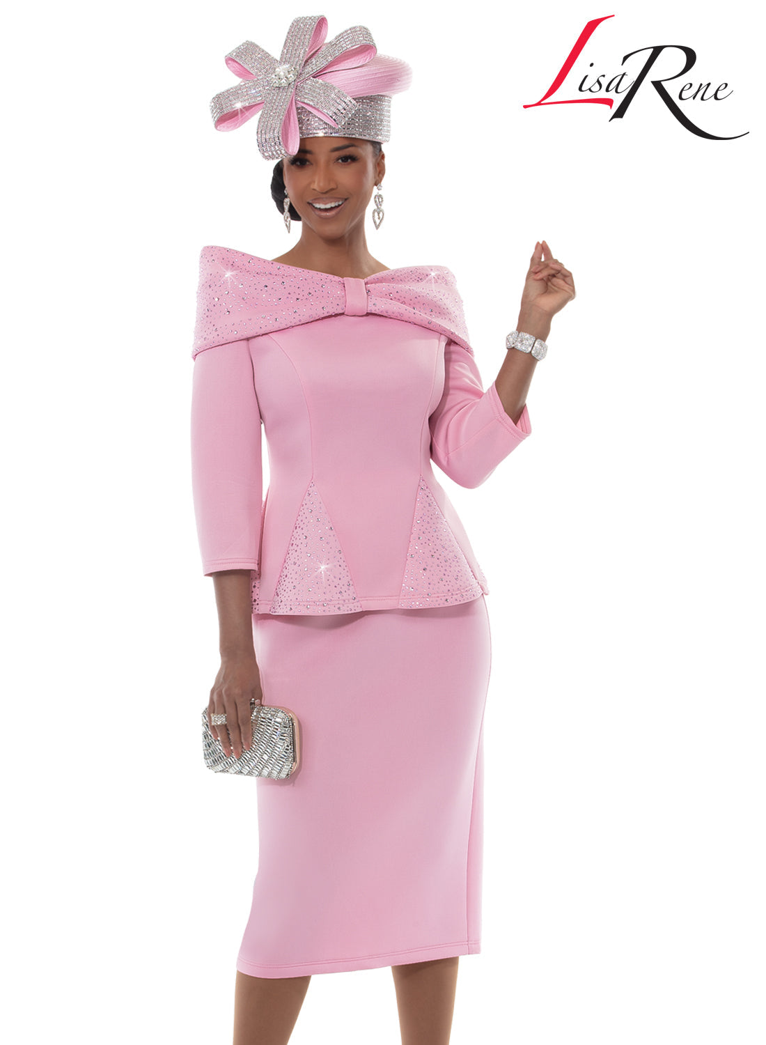 Lisa Rene', Style 3373 - 2pc. Jacket & Skirt Set
