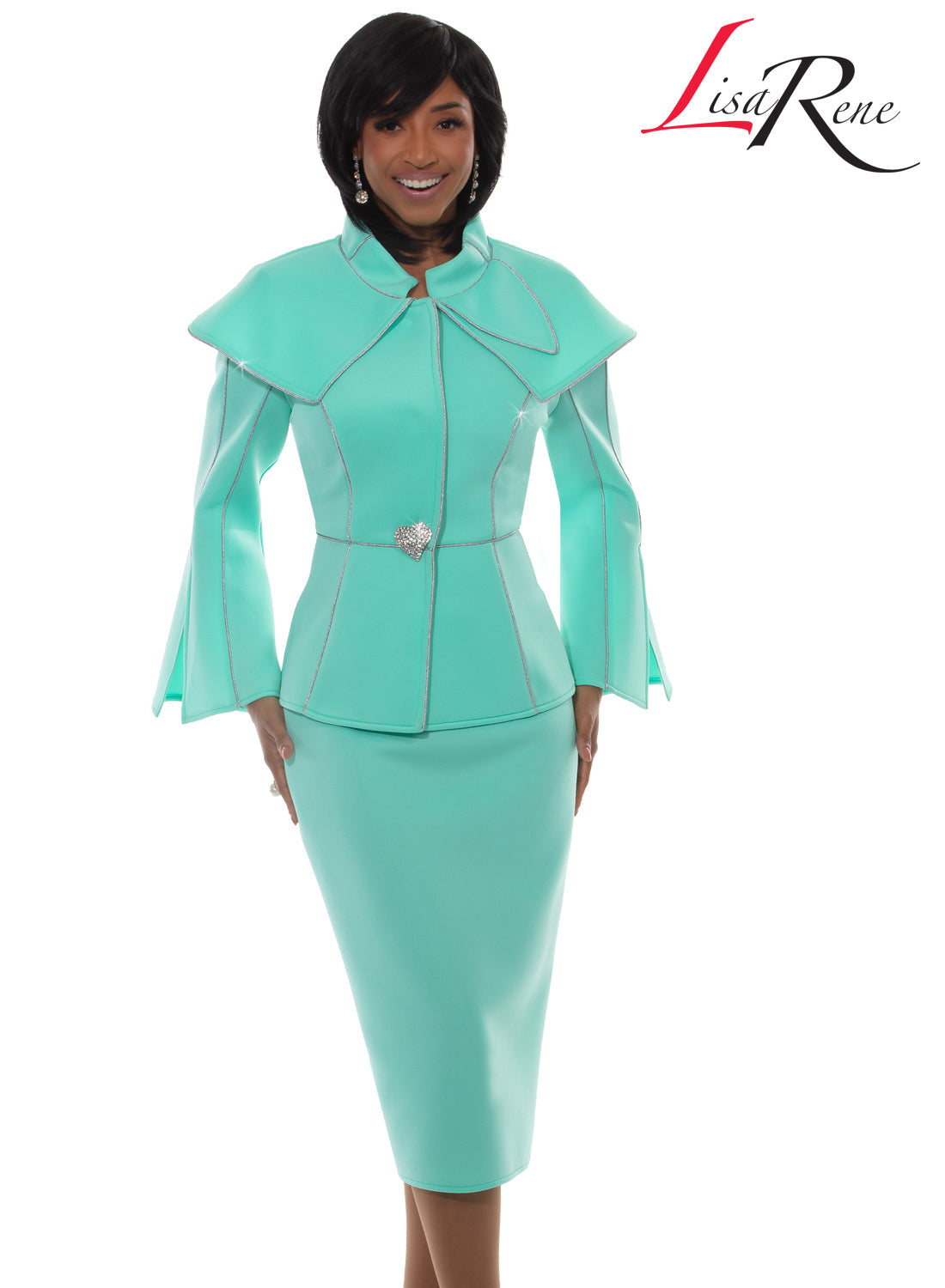 Lisa Rene', Style 3376 - 2pc. Jacket & Skirt Set
