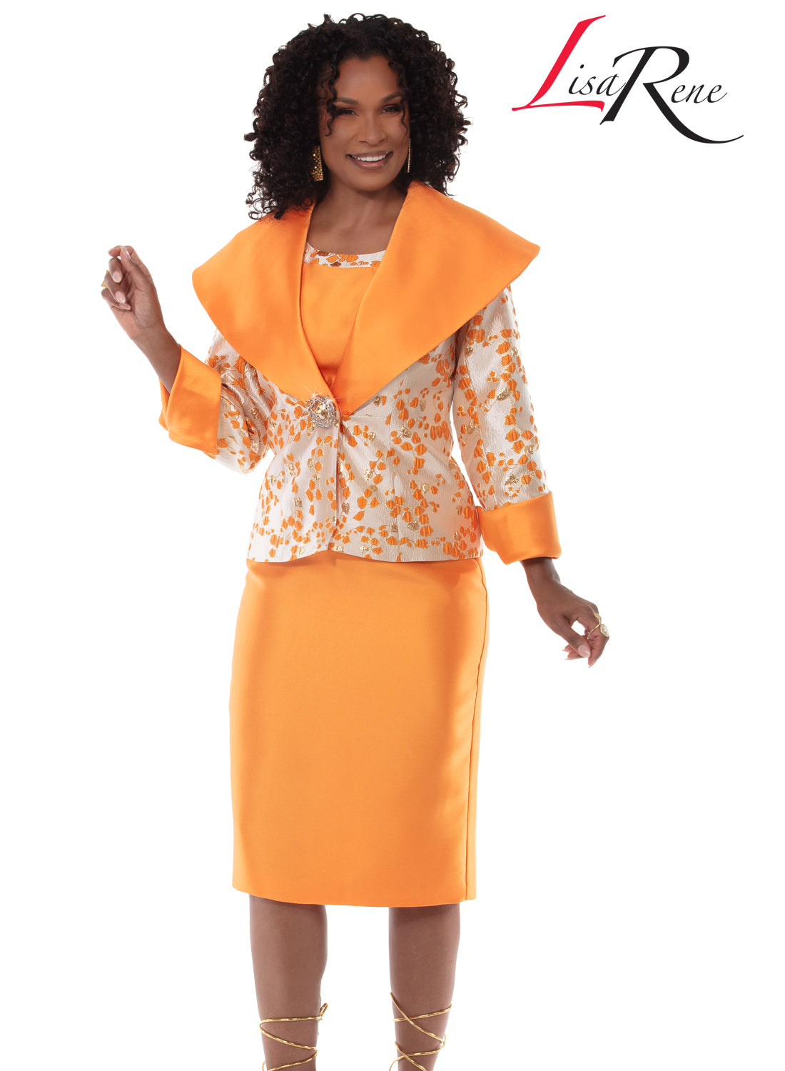 Lisa Rene', Style 3379 - 3pc. Jacket, Cami & Skirt Set