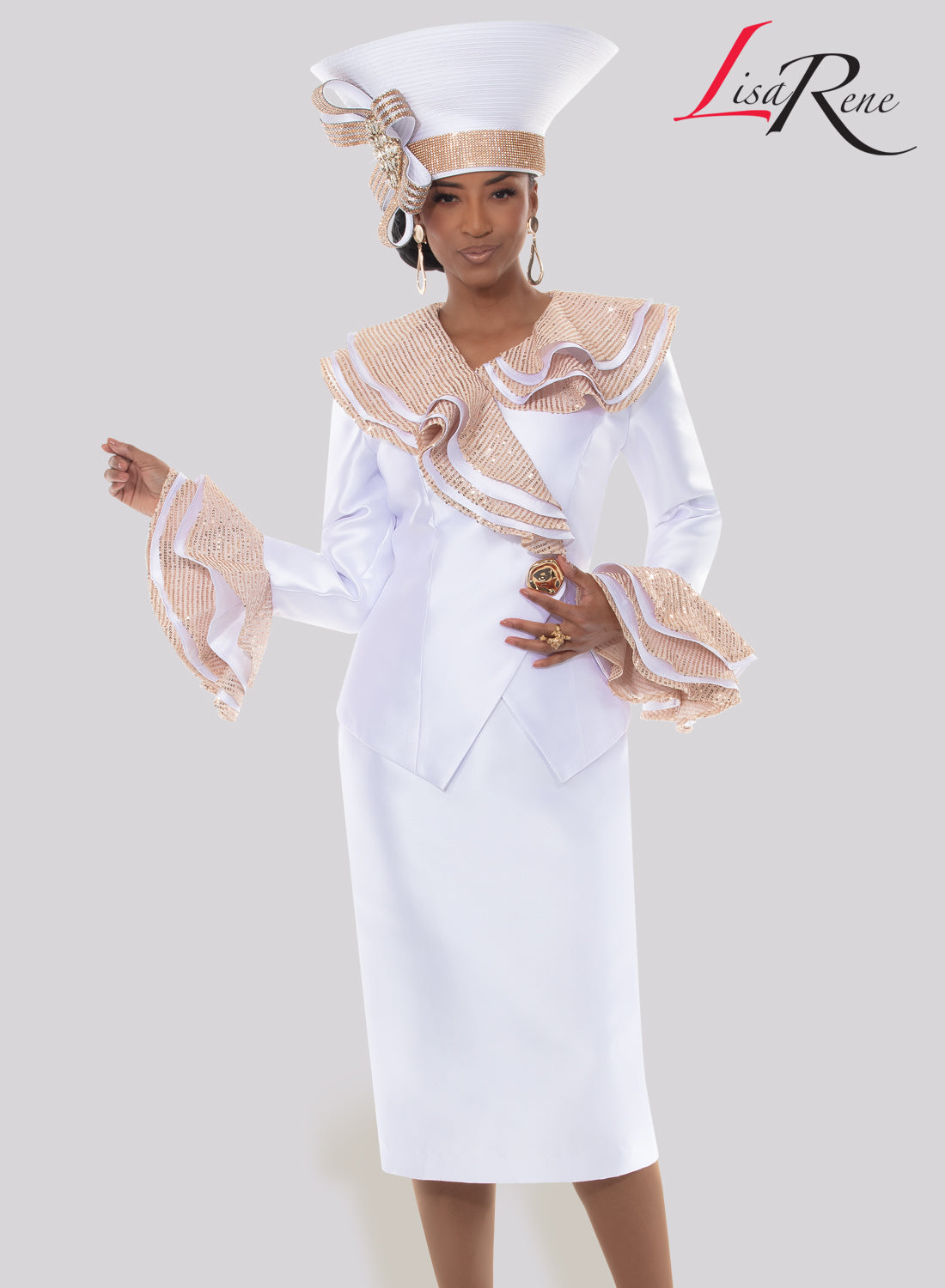 Lisa Rene', Style 3381 - 2pc. Jacket & Skirt Set