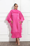 Luxe Moda Style LM-303,1 Pc. Dress,Fucshia