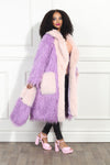 Luxe Moda Style LM-348,1 Pc. Coat,Lavender