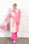 Luxe Moda Style LM-349,1 Pc. Coat,Pink