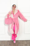 Luxe Moda Style LM-349,1 Pc. Coat,Pink