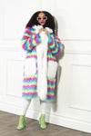 Luxe Moda Style LM-350,1 Pc. Coat,Multi