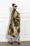 Luxe Moda Style LM-357,1 Pc. Duster,Gold/Black