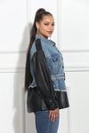 Luxe Moda LM-370,1 Pc. Jacket,Dk.Blue/Black