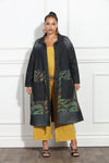 Luxe Moda LM-371,1 Pc. Coat,Multi Denim