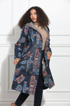 Luxe Moda LM-373,1 Pc. Coat/Dress,Multi Denim