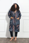 Luxe Moda LM-373,1 Pc. Coat/Dress,Multi Denim