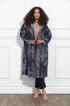 Luxe Moda LM-373,1 Pc. Coat/Dress,Multi Denim