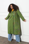 Luxe Moda LM-393,1 Pc. Coat / Dress,Avocado