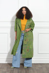 Luxe Moda LM-393,1 Pc. Coat / Dress,Avocado