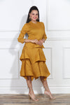 Luxe Moda LM-409, 1 Pc. Dress, Gold