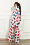 Luxe Moda LM-437, 2 Pc. Duster & Pant Set