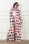 Luxe Moda LM-437, 2 Pc. Duster & Pant Set
