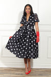 Luxe Moda LM-453, 1 Pc. Wrap Dress