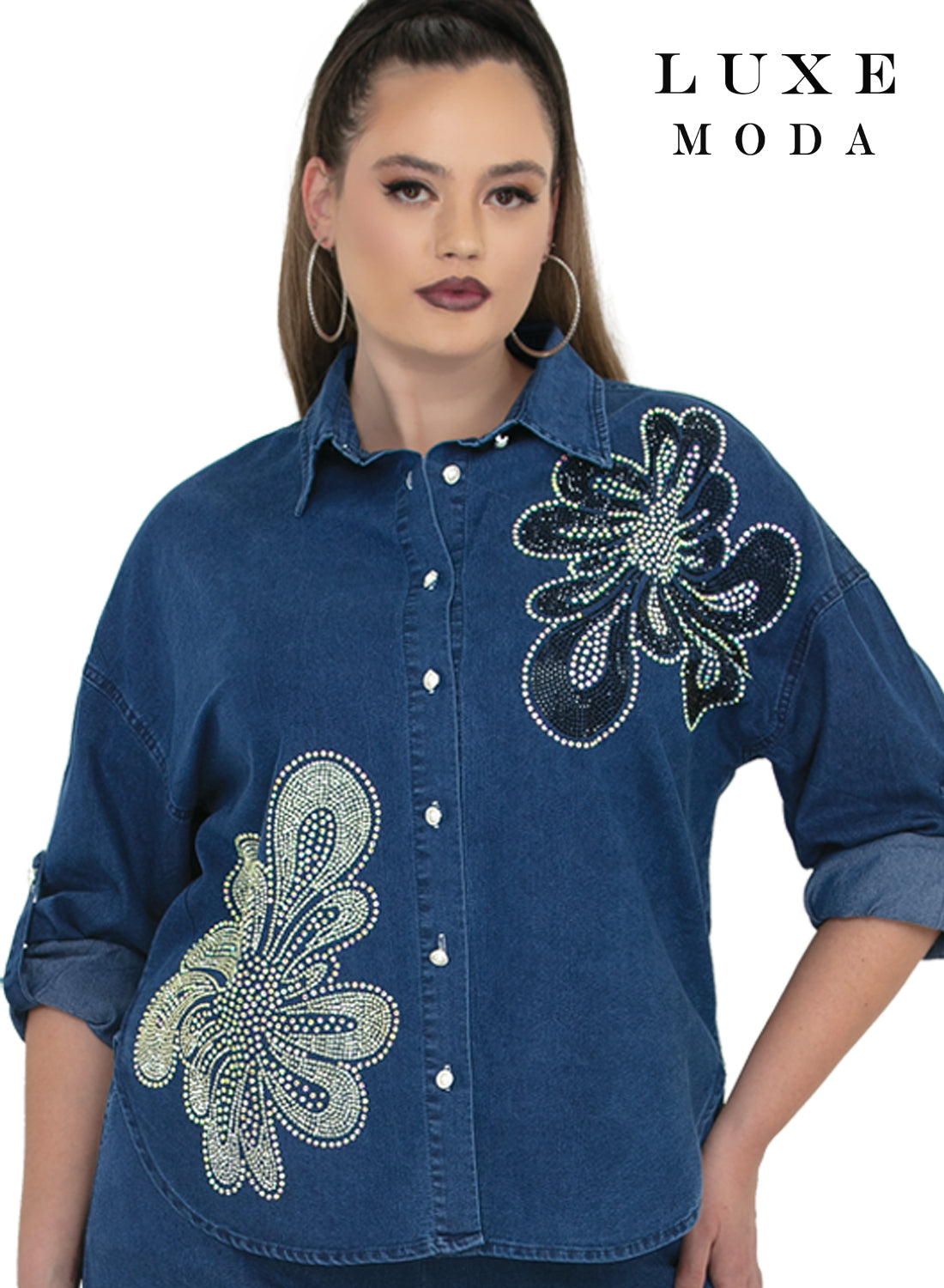 Luxe Moda, Style LM-520 - 2pc. Top & Pant Set