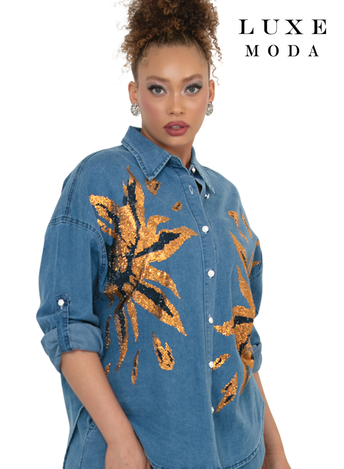 Luxe Moda, Style LM-522 - 2pc. Top & Pant Set