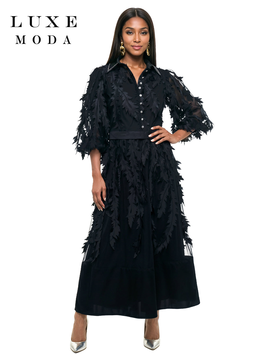 Luxe Moda.  Style LM-533 - 2pc. Top & Skirt Set
