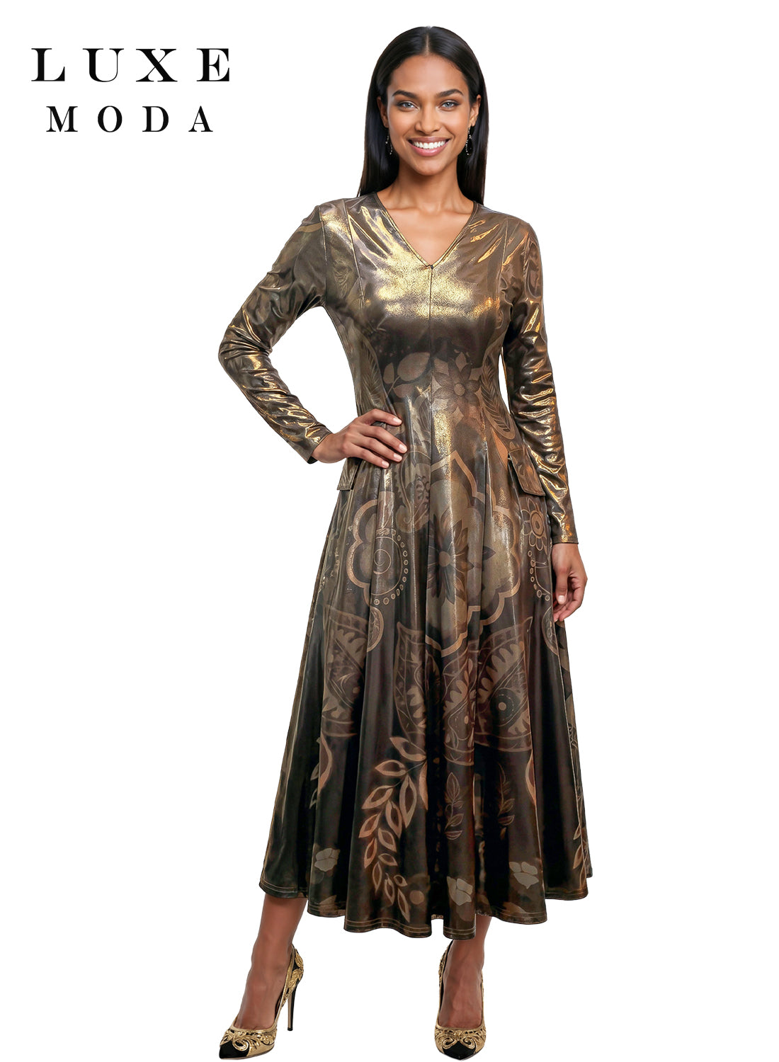 Luxe Moda Dress, Style LM-537
