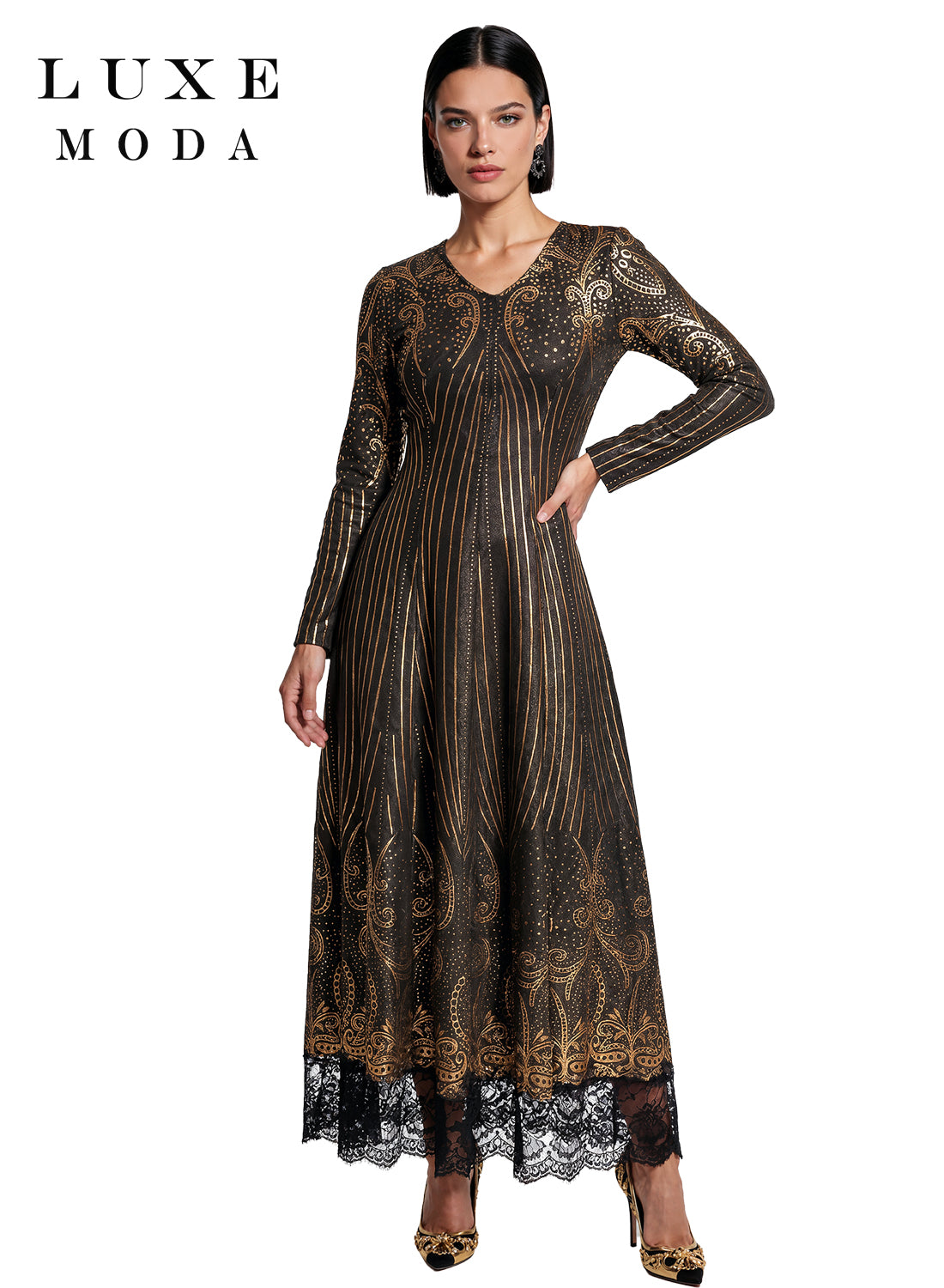 Luxe Moda Dress, Style LM-539