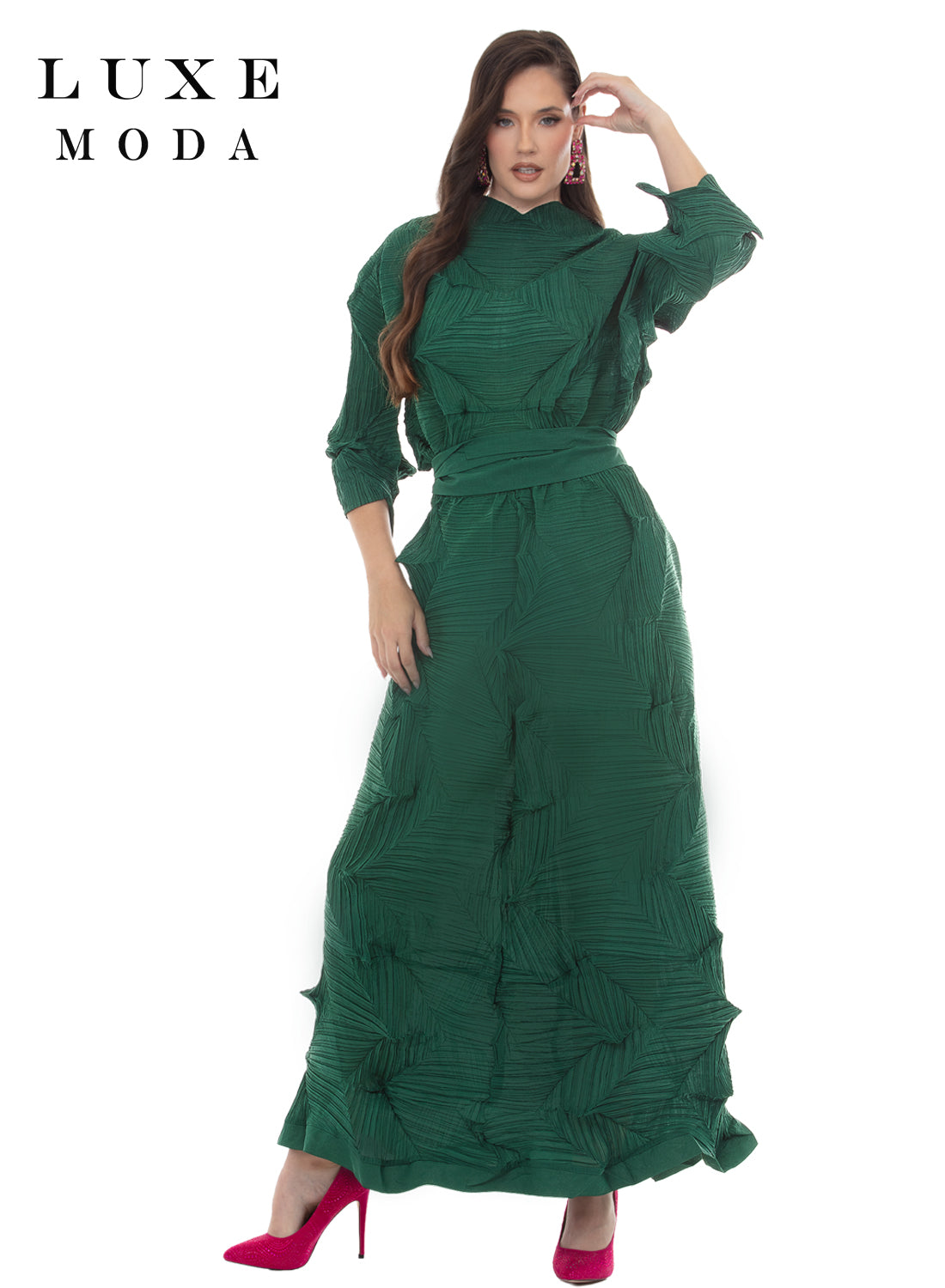 Luxe Moda 2pc. Top & Skirt, Style LM-568