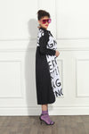 Luxe Moda Style LM-284,1 Pc. Dress,BLACK/WHITE