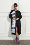 Luxe Moda Style LM-284,1 Pc. Dress,BLACK/WHITE