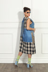 Luxe Moda Style LM-287,1 Pc. Dress,DENIM