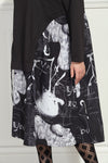 Luxe Moda Style LM-298,1 Pc. Dress,BLACK/WHITE