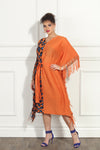 Luxe Moda Style LM-299,1 Pc. Dress,ORANGE