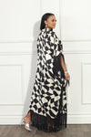Luxe Moda Style LM-306,1 Pc. Dress,BLACK/BEIGE