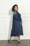 Luxe Moda Style LM-313,1 Pc.Dress/Coat,BLUE
