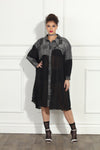 Luxe Moda Style LM-315,1 Pc.Dress/Coat,BLACK